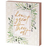 Dicksons TPLK810-51 How Great Thou Art Tabletop Wall