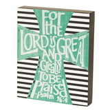 Dicksons TPLK810-75 Tabletop Plaque The Lord Is Great 8X10