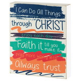 Dicksons TPLK810-78 Tabletop Plaque I Can Do All Things 8X10