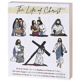 Dicksons TPLK810-84 Tabletop Plaque The Life Of Christ