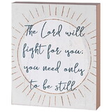 Dicksons TPLK810-89 Tabletop Plaque The Lord Will Fight For