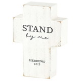 Dicksons TPLKC34-38 Ttop Stand By Me Hebrew 13:5 Mdf Wht 4