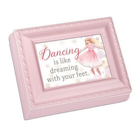 Dicksons TS797P Keepsake Box Dancing Like Dreaming Pink