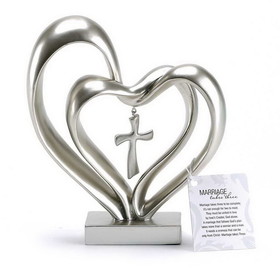 Dicksons TTCF-2 Entwined Hearts And Cross Figurine