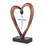 Dicksons TTCR-345 Tabletop Figurine Heart Silver Cross