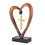 Dicksons TTCR-346 Tabletop Figurine Heart Gold Cross