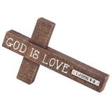 Dicksons TTCR-456 Tabletop Cross God Is Love 1 John 4:8