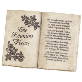 Dicksons TTPLQR-508 Tabletop Book Plaque The Reunion Heart