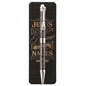 Dicksons W-521 Pen Names Of Jesus Silver Black