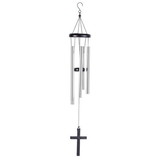 Dicksons WCA-125 Windchime Black Metal Cross Sail 33In