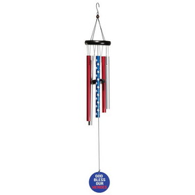 Dicksons WCA-141 Windchime God Bless Our Heroes 35In