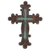 Dicksons WCR-501 Crs Wall Cross Turquoise Color Inlay