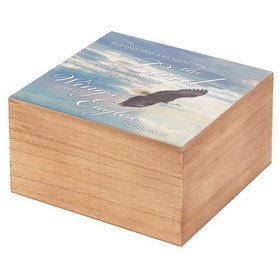 Dicksons WOODBOX-114 Keepsake Box But They That Wait Upon Mdf