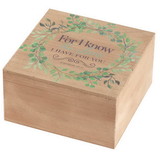 Dicksons WOODBOX-121 Keepsake Box For I Know The Plans Mdf