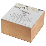 Dicksons WOODBOX-123 Keepsake Box Marriage Takes Three Mdf