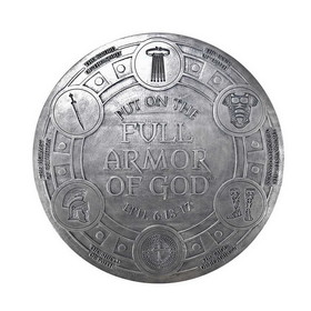 Dicksons WPLQR-102 Full Armor Of God Round Wall Plaque