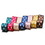 Oparty Polka Dot Satin Ribbons 42 Rolls 1", 7 Colors Assorted