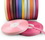 Oparty Single Faced Satin Polka Dot Ribbons 3/8" x 100 Yards, Hot Pink/Black