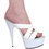 Karo's Shoes 0072 approximately 6" Heel, White Patent, Size 10