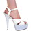 Karo's Shoes 0314 approximately 6" Heel, White Patent, Size 10