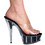 Karo's Shoes 0969-6" approximately 6" Heel, Baby Blue Glitter, Size 11