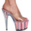 Karo's Shoes 0969-7" approximately 7" Heel, Baby Blue Glitter, Size 12