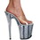 Karo's Shoes 0969-8" approximately 8" Heel, Baby Blue Glitter, Size 10