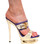 Karo's Shoes 3303 approximately 6" Heel, Hot Pink &amp; Beige Leather, Size 10