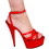 Karo's Shoes 6161 approximately 6" Heel, Red Patent, Size 10