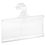 Muka 100-Pack Label Holder Plastic Strips Retail Price Hang Tag Holder for Wire Shelf Warehouse 3" x 1.3", Price/100 PACK