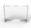 6 Pack Sneeze Guard Shield Acrylic Countertop Shield Protective Barrier 24" x 30" 1/4" Thickness Plexiglass for Counter Cashier