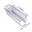 Muka Sample Wood Shelf Label Holders Clear Plastic Price Tag 2.4 in L x 1 in H for Bookshelf Shelves