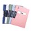 MUKA 50 Pack Self-Adhesive Index Card Pockets with Top Open Clear Plastic Adhesive Label Pockets 4.4x1.2", Price/50 pack