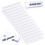 MUKA 100 Pack Plastic Tag Ticket Sign Label Holders Label Inserts Included Shelf Tags for Wire Shelving 3*1", Price/100 pack