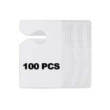 MUKA 100 PCS Parking Permit Hang Tag Clear Parking Passes Hanging Holder for Car Rearview Mirror Hanger 3*5