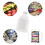 MUKA 100 PCS Reusable Plastic Wire Shelf Label Holder Clear Basket Labels Clip on Retail Tags 1.65*1.1", Price/100 PCS