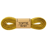 TOPTIE Metallic Glitter Flat Shoelaces, Fashion Bling Colored Shoelaces