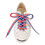 TOPTIE 10 Pairs Sneaker Shoelaces 45 x 3/8 Inches, Patriot Red/White/Blue for Flat Athletic Boots