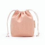 Muka Canvas Drawstring Pouch Cotton Storage Bag Coin Cosmetic Holder