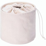 Muka Cotton Storage Organizer for Round Handbag Makeup Bag Large Capacity Multipurpose Pouch