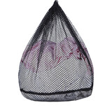 Muka Mesh Laundry Bag with Drawstring Closure Black Polyester Organizer Pouch for Delicates and Storage Multiple Sizes