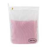 Muka 100 Pcs Mesh Laundry Bag for Delicates, with Metal Zipper, with Hanging Loop