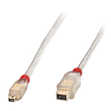 LINDY 30788 4.5m Premium FireWire 800 Cable - 4 Pin Male to 9 Pin Bilingual Male