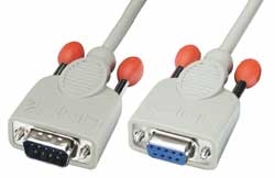LINDY 31519 Serial Extension Cable (9DM/9DF), 2m