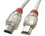 LINDY 31636 5m USB OTG Cable - Transparent, Type Mini-A to Mini-B