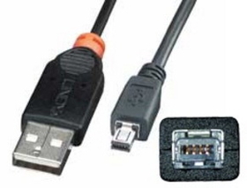 LINDY 31679 USB Digital Camera Cable for various Minolta Dimage models, 2m