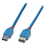 LINDY 31910 2m USB 3.0 Extension Cable Pro - Type A Male to A Female, Blue