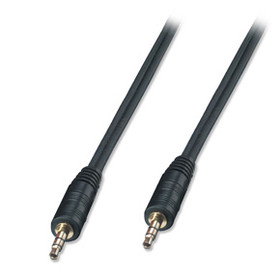 LINDY 35452 2m Audio Cable - 3.5mm Stereo Jack Male to 3.5mm Stereo Jack Male, Premium