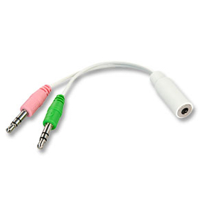 LINDY 35518 iPhone/HTC to PC Audio Adapter Cable