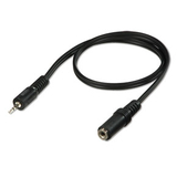 LINDY 35548 Audio Adapter Cable, 2.5mm Stereo Jack Male to 3.5mm Stereo Jack Female